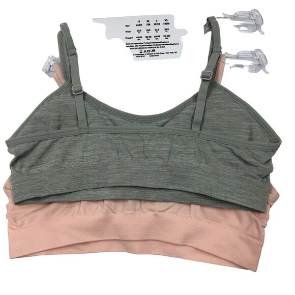 CALVIN KLEIN GIRLS 2 PACK SEAMLESS BRALETTE SM 6-6X NEW WITH TAG - Picture 3 of 7